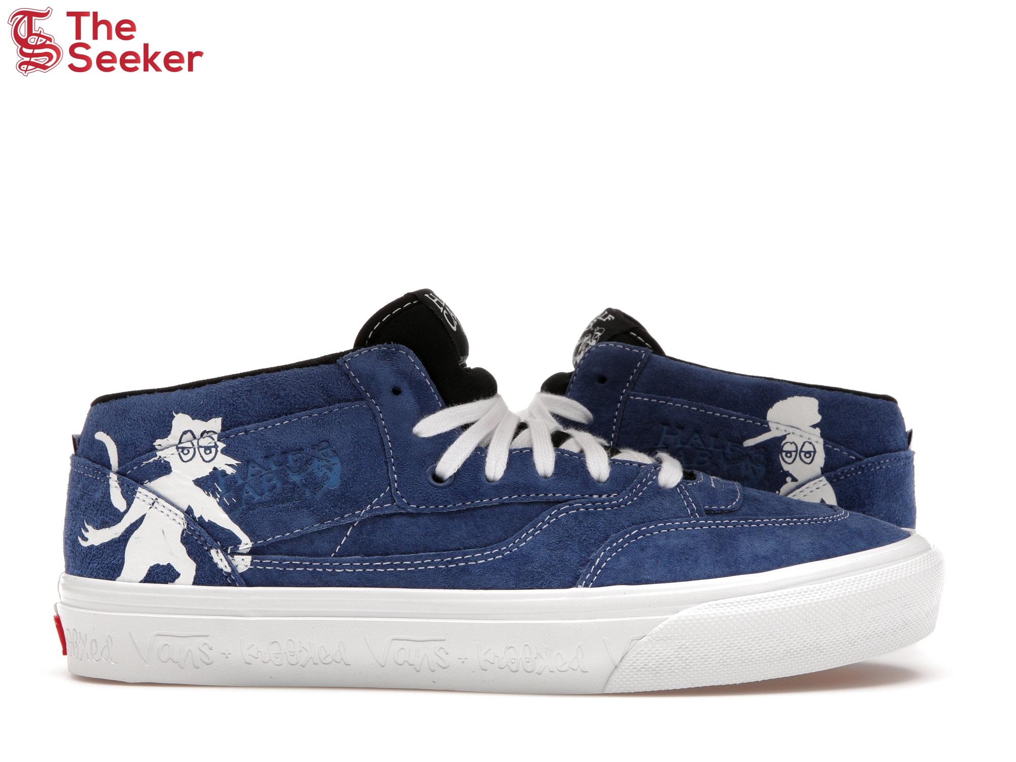 Vans Half Cab Krooked VCU by Natas For Ray Blue