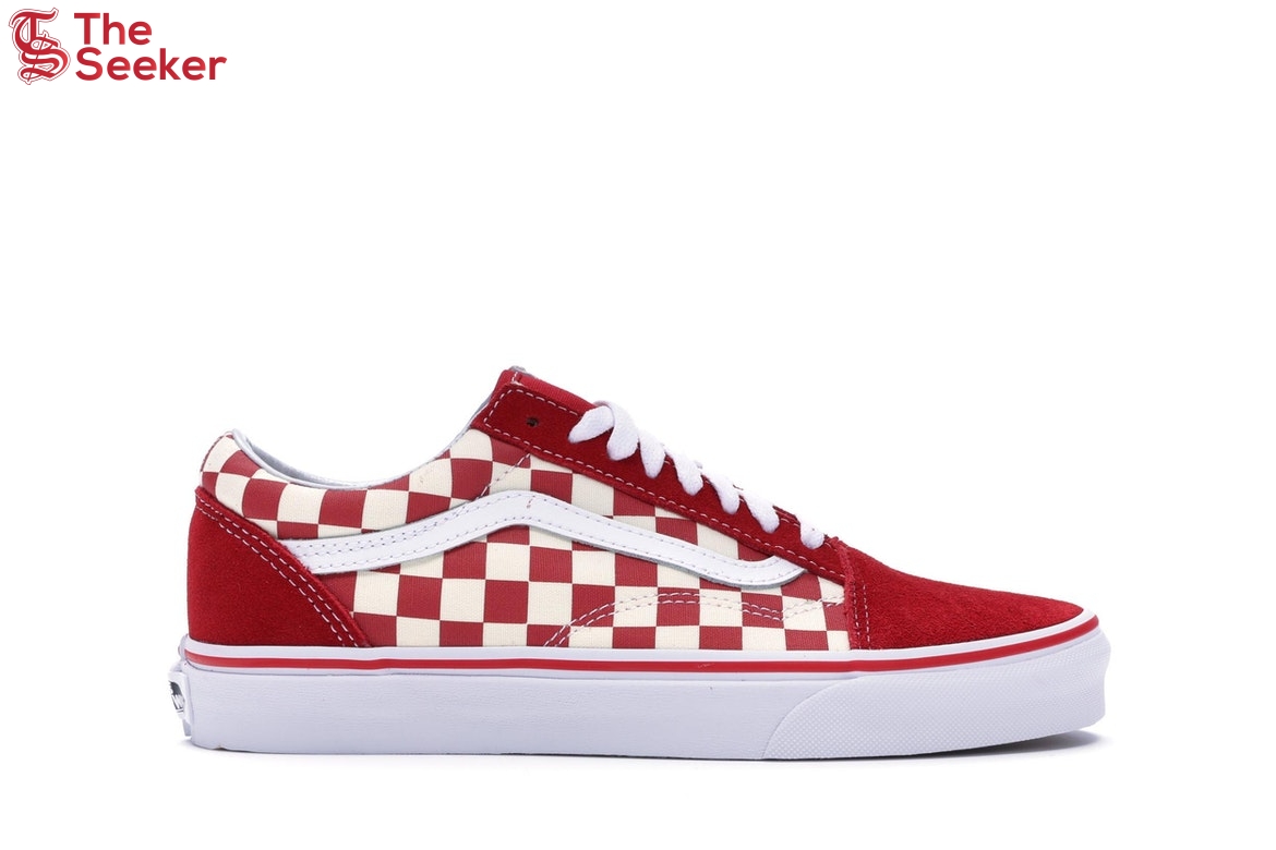 Vans Old Skool Checkerboard Racing Red