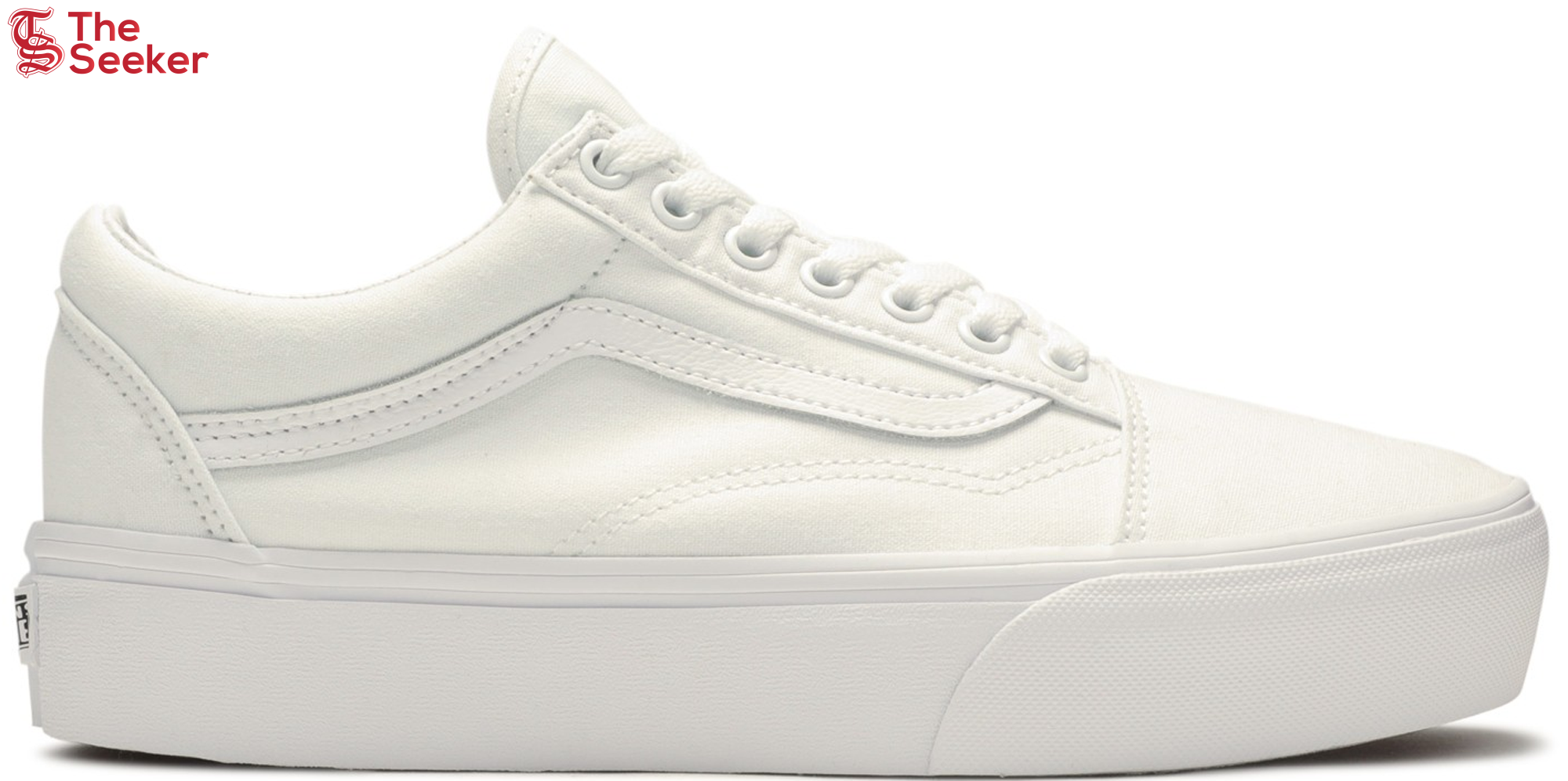 Vans Old Skool Platform True White (Women's)