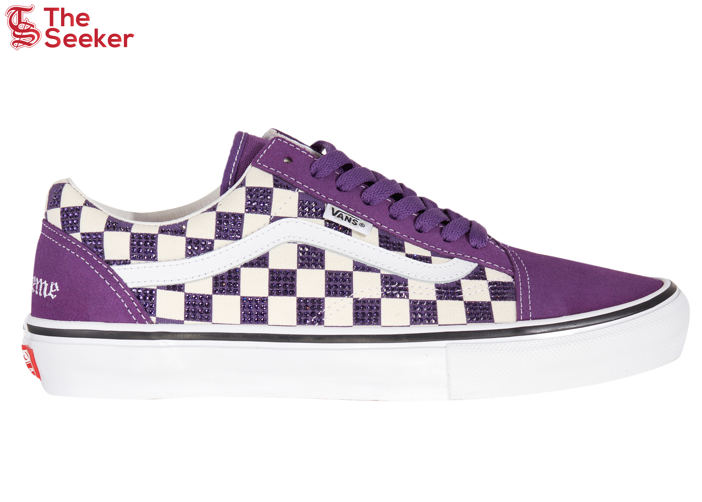 Vans Old Skool Supreme Swarovski Purple