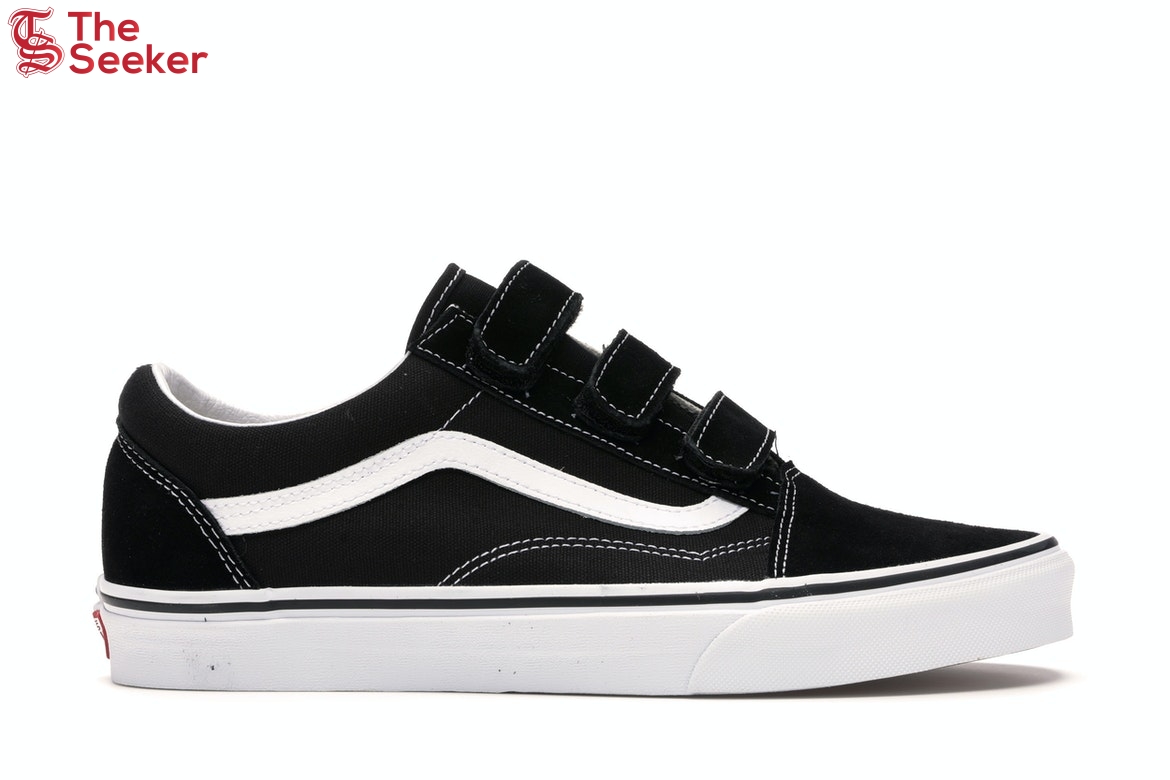 Vans Old Skool Velcro Black White