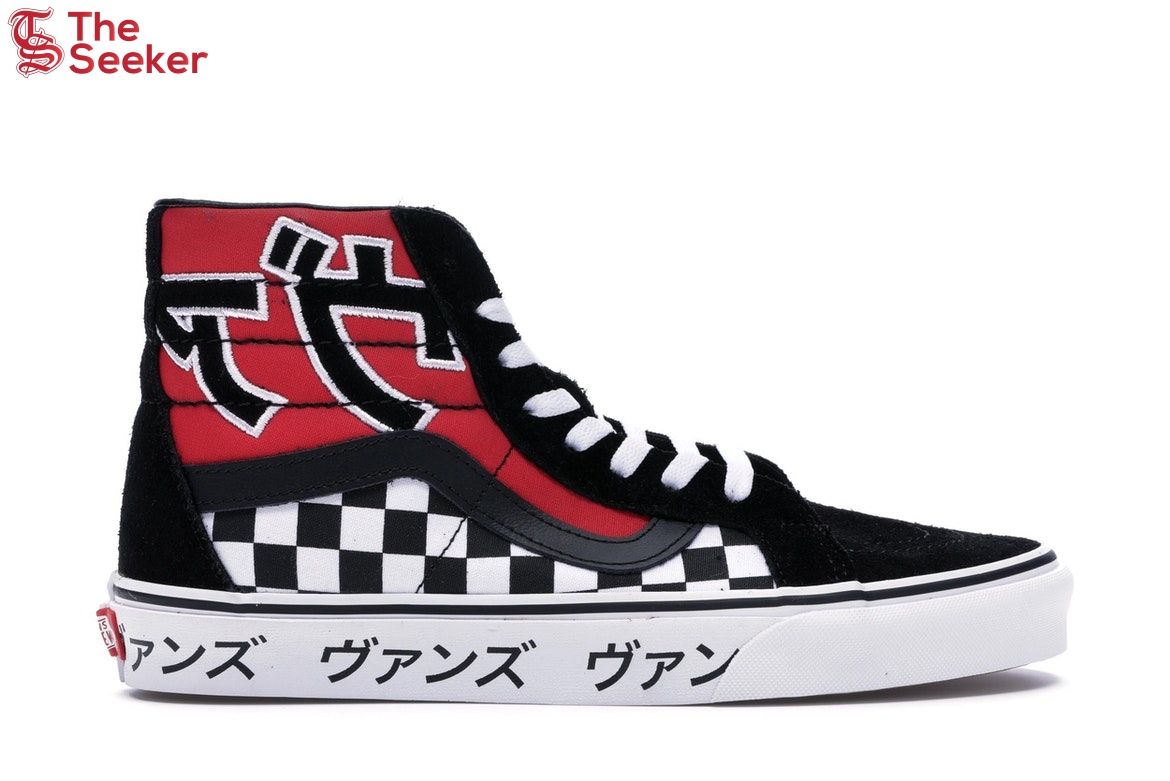 Vans Sk8-Hi Japanese Type Black Red