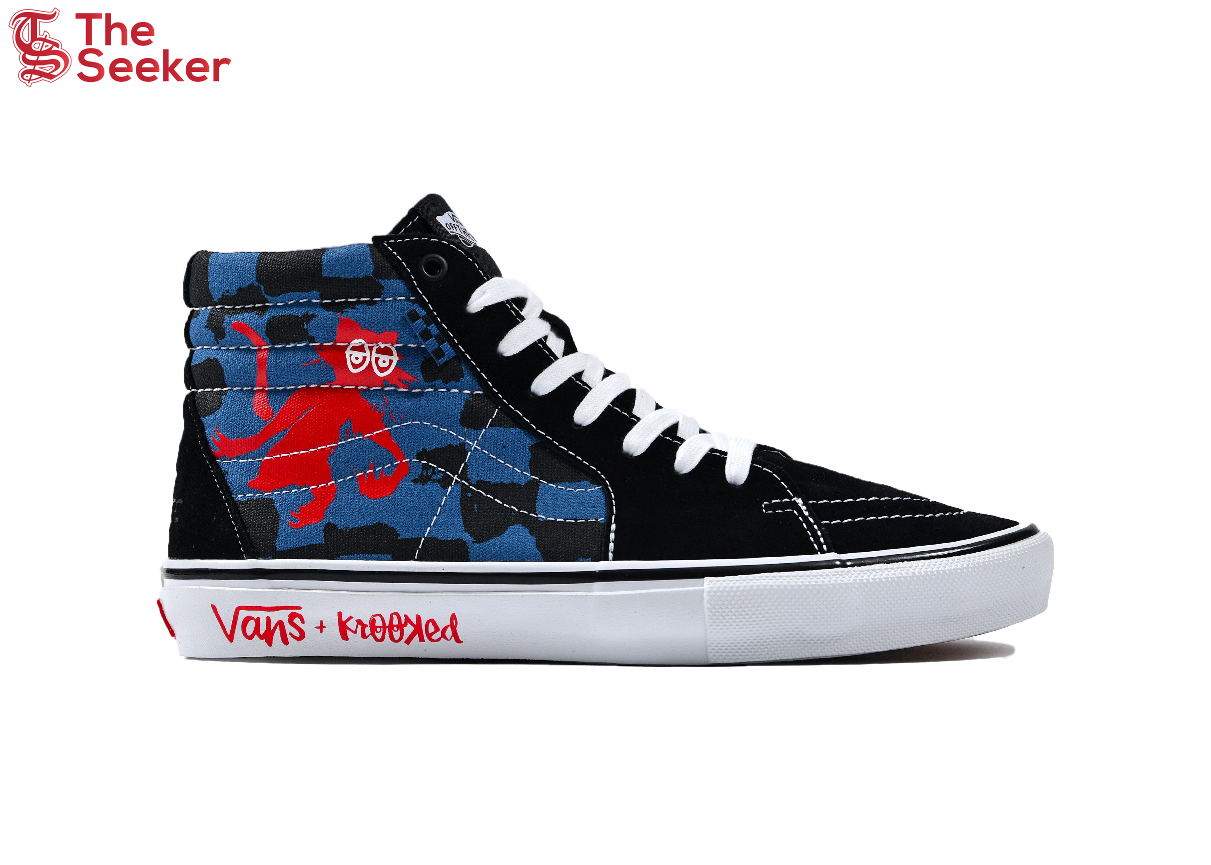 Vans Sk8-Hi Krooked By Natas For Ray Black Blue