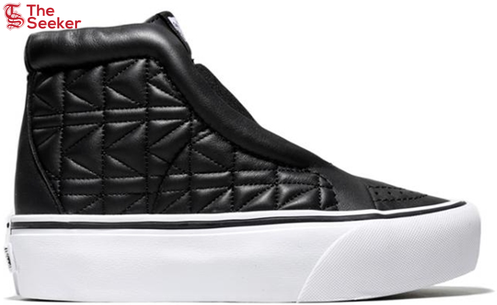 Vans Sk8-Hi Laceless Platform Karl Lagerfeld Quilt Black