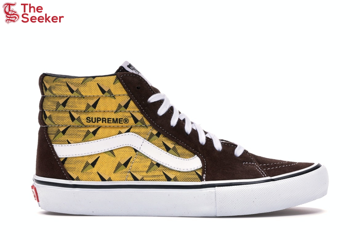 Vans Sk8-Hi Supreme Diamond Plate Brown