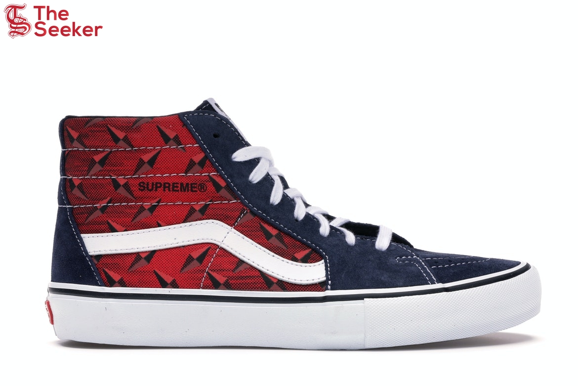 Vans Sk8-Hi Supreme Diamond Plate Navy