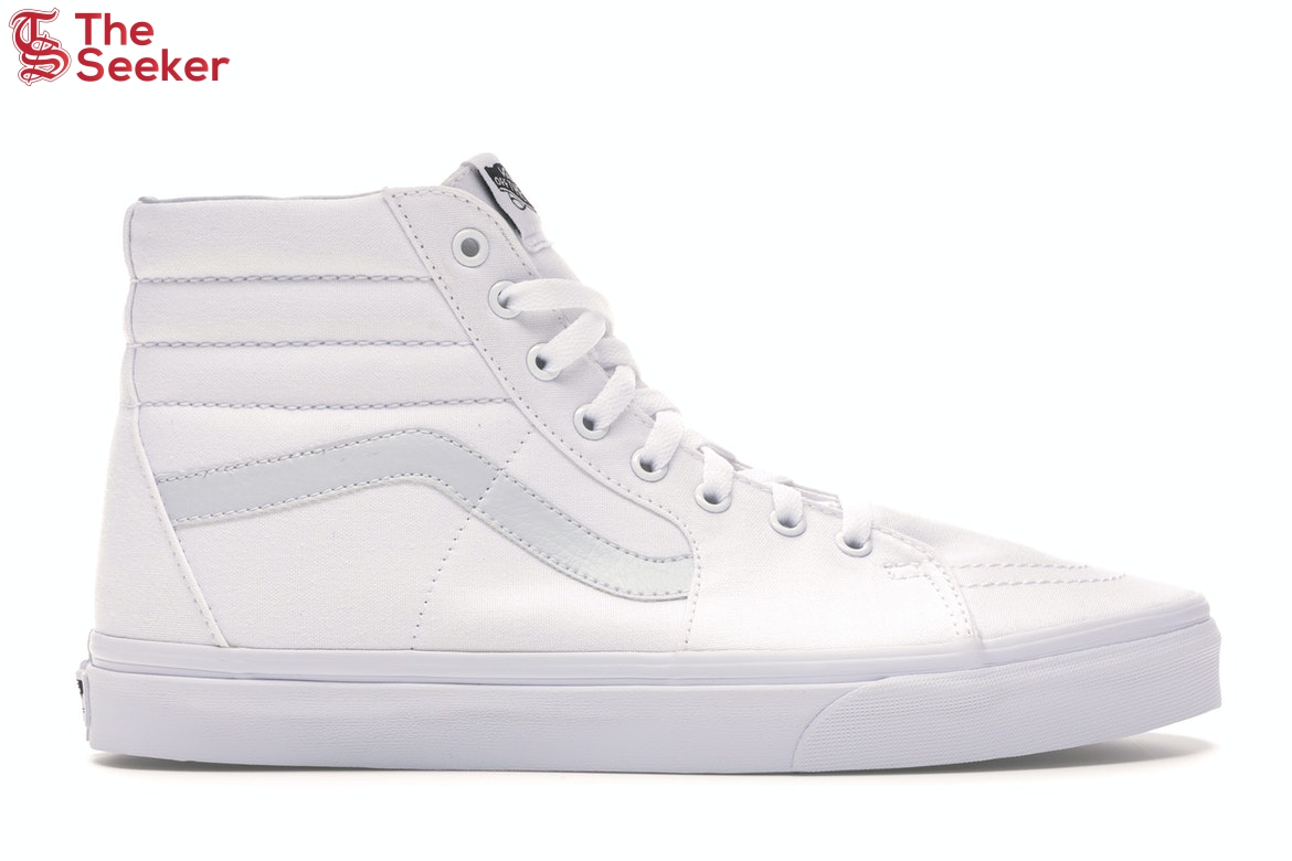 Vans Sk8-Hi True White Leather