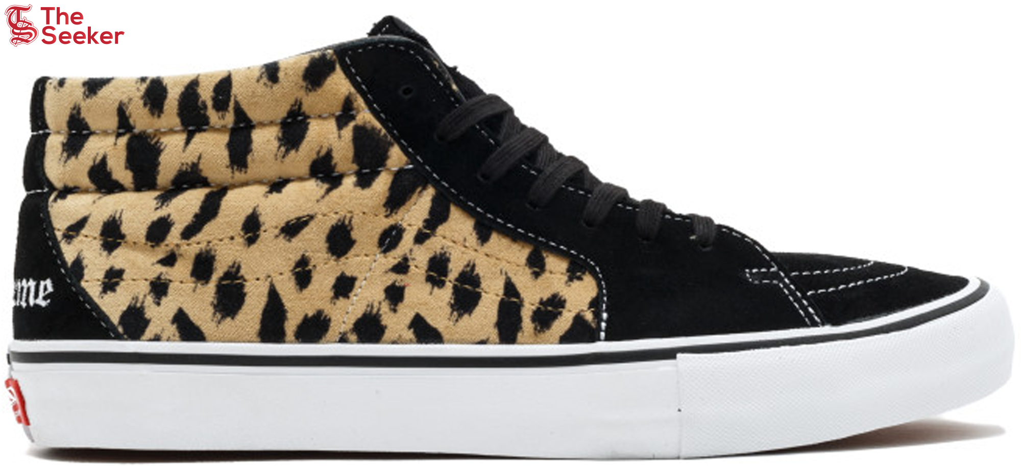 Vans Sk8-Mid Supreme Velvet Leopard Black