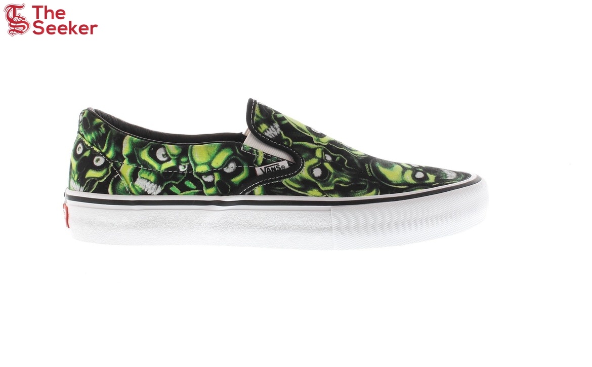 Vans Slip-On Supreme Skull Pile (Green)