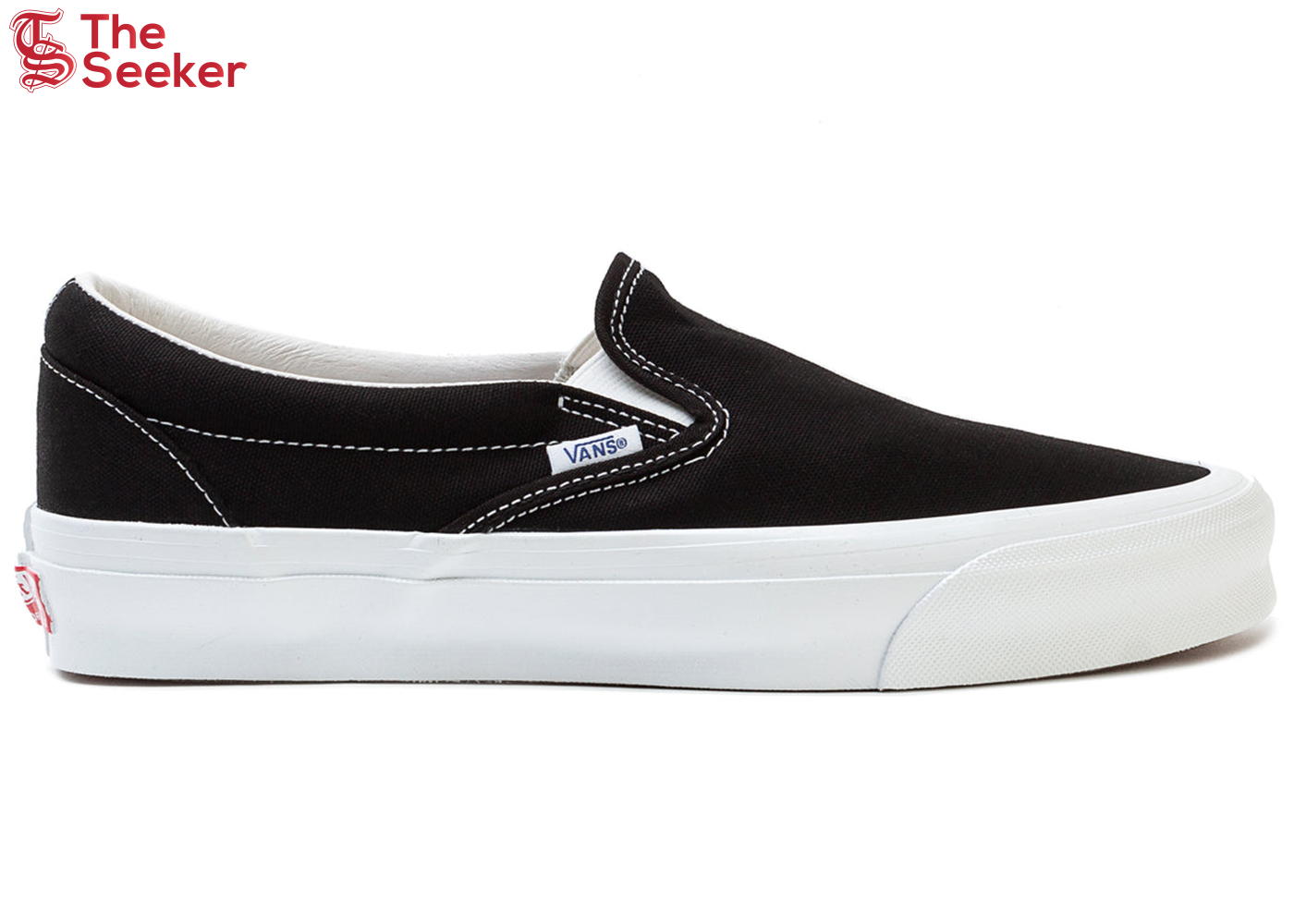 Vans Vault OG Classic Slip-On LX Canvas Black White