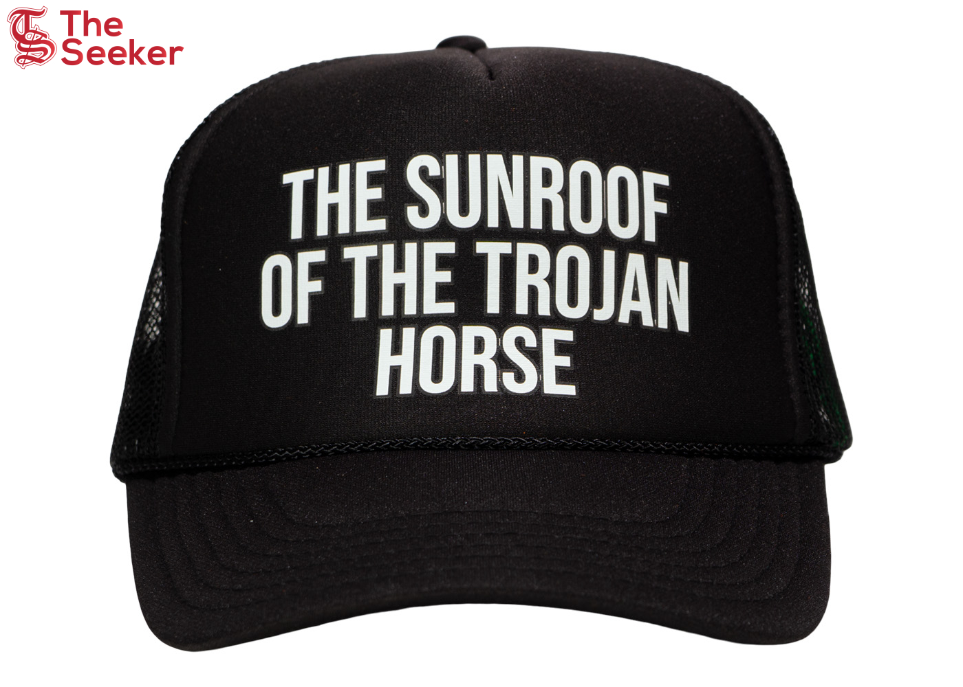 Virgil Abloh Brooklyn Museum Trojan Horse Hat Black
