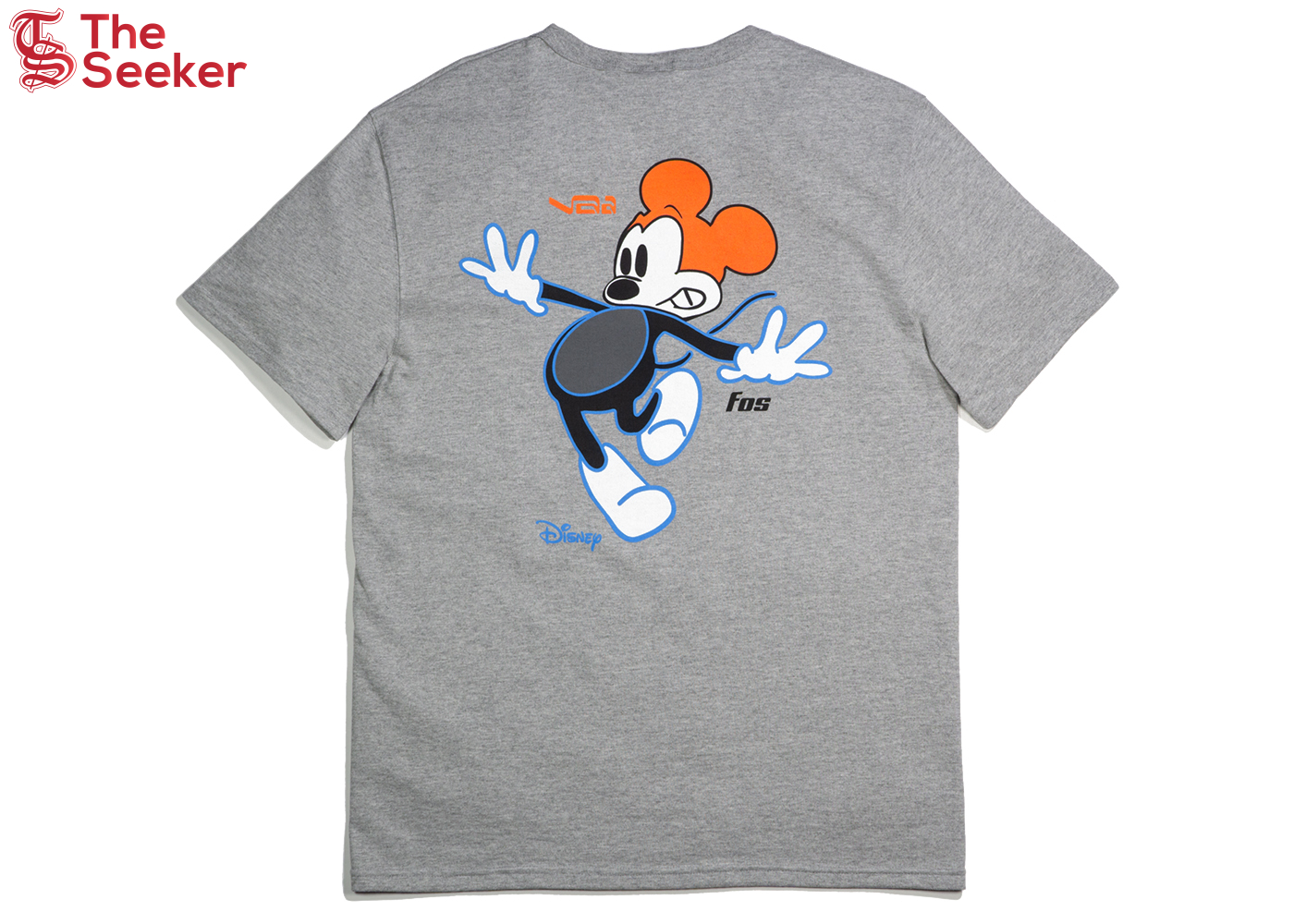 Virgil Abloh x Disney x Brooklyn Museum Mickey Mouse Tee Grey