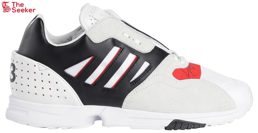 Y3 ZX Run White Black Red