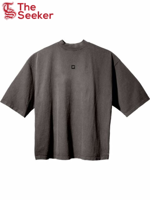 Yeezy Gap Engineered by Balenciaga Logo 3/4 Sleeve T-shirt Grey